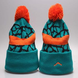 Beanies Winter teams Beanie Knitted Hats Sports Baseball Football Basketball Caps Women Men Pom A1