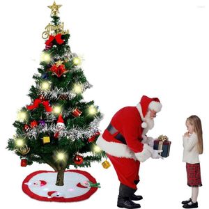 Julekorationer träd kjol led lätt fest xmas hem dekor färgglada evenemang leveranser navidad dekoration