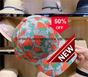 Kalite 88 High Strawberry Beyzbol Kapakları Adamın Pamuk Kaktüsü Klasik Mektup Top Kapakları Yaz Kadın Güneş Şapkaları Açık Ayarlanabilir Snapback Cap Girl Visor228