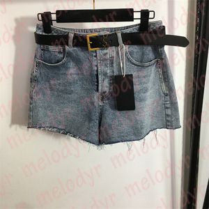 Jeans jeans designer denim shorts verão respirável azul jenas com cinto