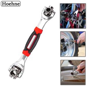 Moersleutel 52in1 Universal Wrench Socket Wrench Multifunction Wrench Tool with 360 Degree Rotating Head Bicycle Motorcycle Wrench Sets