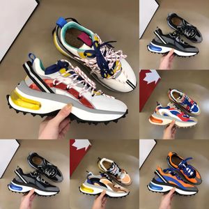 Bubble Sneakers D2 Men Running Shoes Designer Letter Sports Casual dsq Squared Flats Platform Outdoor Tranier