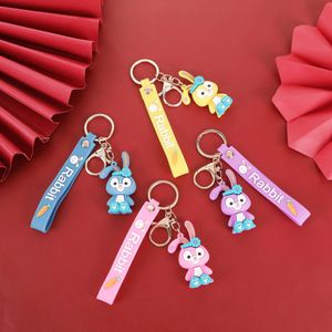 Decompression Toy Anime ciondolo portachiavi per auto dei cartoni animati ornamenti per borse carino piccolo regalo coppia zaino catena portachiavi
