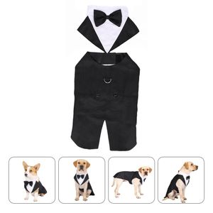 Одежда смокинг -костюм собачья рубашка для щенка питомец стильный костюм для бабочки