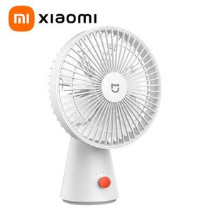 Xiaomi Mijia Masaüstü Fan El 2in1 Taşınabilir Fan Type-C Elektrikli Şarj Edilebilir 4000mAh Pil 4 Dişli Ev Ofis için Düşük Gürültü