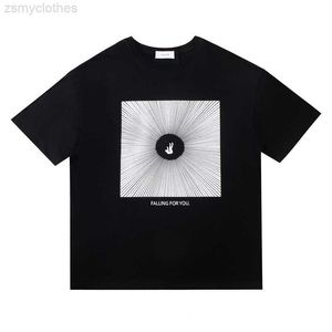 T-shirt maschile Frog Drift New Fashion Brand Rhude Falling for You Cotton Estate Speed ​​Overszed Street Wear Tshirt Thirt Tops Men