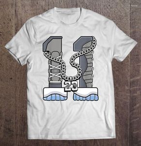 Men's T-skjortor Cool Gray 11s Tee To Match Number 23 Dropp 11 Court Shirt for Men Tops T-shirt överdimensionerade kläder