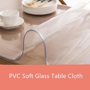Сторонная ткань ПВХ мягкая стеклянная таблица Прозрачные крышки 1,5 мм/2,0 мм/3,0 мм толщиной коврики