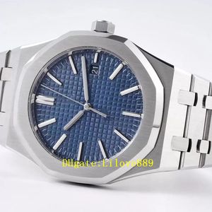 MENS Titta på automatiska mekaniska klockor 41mm vattentät armbandsur Montre de Luxe Business armbandsur gåvor till män 15510 15510st