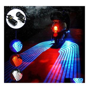 Motorcykelbelysning Angel Wings Projection Light Kit Underbody Courtesy Ghost Shadow Lights Neon Ground Effect Drop Delivery Mobiles DHVTI