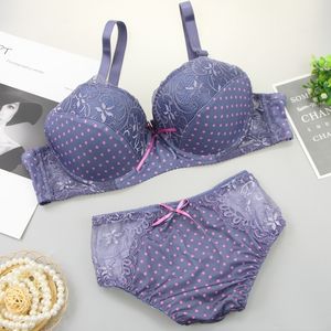 Set di reggiseni Nuovi set di reggiseni sexy 32/70 34/75 36/80 38/85 40/90 42/95 44/100 BCDE Coppa push up intimo per donna Lingerie taglie forti 230505