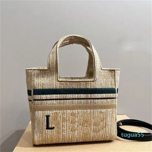 Travel Straw Bag Shoulder Bags Fashion Women Shopping Designer Classic Summer Totes Large Capacity Wholesale Handbag