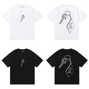 Modne ubrania od projektantów Koszulki Tshirt trapstar London Trap Keys Open Doors Męskie damskie koszulki z krótkim rękawem Lato Casualowe ubrania uliczne Luźna odzież sportowa Topy