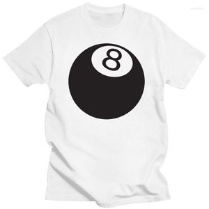 Men's T-skjortor nr 8 Pool Ball Snooker Cue Game Sport Novelty Temed Herr T-shirt