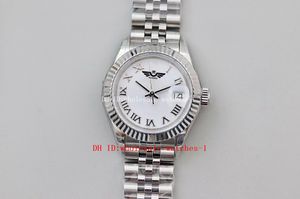 10 Style New Tws Factory Ladies Watch 279174 M279174-0007 28mm Roman Dial Sapphire Eta NH05 Automatic Mechanical Wathes Wathes Wristwatch 18K White Gold