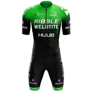 Cycling Jersey Sets Male Overalls Huub Triathlon Men s Short Sleeve Jumpsuit Piece Suit Bike Clothing 9D Ropa Ciclismo 230505