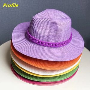 Chapéus de aba larga Chapéu de caçamba chapéu de macaron Acessórios de acrílico colorido