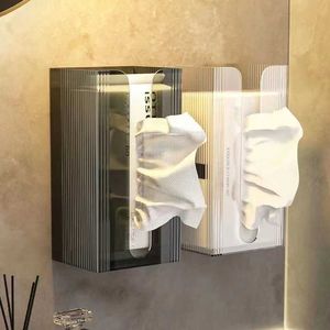 Tissue Boxes Napkins Wallmounted Tissue Box Wet Wipe Holder Napkin Paper Case Face Masks Storage Box Bathroom Toilet Kitchen Holder Z0505