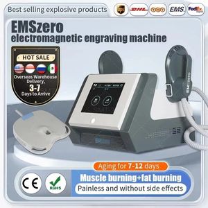 Convenient EMSZERO Slimming Machine Electromagnetic Muscle Stimulate Body DLS-EMSlim Contouring Sculpting Equipment With RF Pelvic Pads Available CE