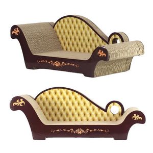 Mats 1PC New Pet bed Retro sofa sleeping kennel cat claw board cat beds dog bed clawgrinding toys corrugated paper cats bed