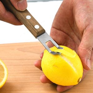 Fruit Peeler grater cocktailost citrus citronskalare grönsak morot rostfritt stål miljövänligt shredder kök verktyg lx5583