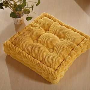 Cushiondecoratif Yastık Kırış Kare Meydan Koygun Tatami Koltuk Ofis Sandalyesi Yastık Ev Zemin Dekor Tekstil Diz Yastığı için Yumuşak Kanepe 230505