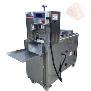 Automatisk CNC Single Cut Lamb Roll Machine Electric Freeze Meat Cutting Machine rostfritt stål Mutton rullar skärmaskin