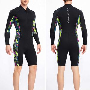 Wetsuits Drysuits Erkekler Wetsuit Isınma Sporting Fmitler Spor Malzemeleri Plastik Yüzme Giysi Dalış için Pratik Erkek Islak Takım J230505