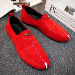 Dress Shoes Men s Flat Casual Leather Loafers A Pedal Lazy for Men Plus Size Mocassin Homme Fashion 230504