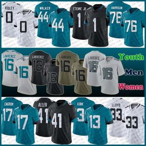 Trevor Lawrence Travon Walker Ridley Football Jersey Custom Men Kids Christian Kirk Travis Etienne Devin Lloyd Andrew Andrew Anton Harrison Brenton Strange