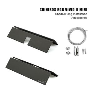 Beleuchtung Chihiros RGB VIVID II MINI Zubehör Aquarium Hang On Kits und 2PCS Shades LED-Licht Smart Bluetooth App-Steuerung Pflanzen-LED