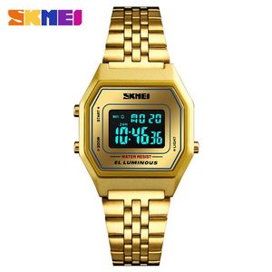 Wristwatches Luxury SKMEI Men Women Watch Waterproof Digital Sports Watches Stainless Steel Fashion Clock Wristwatch Relogio Masculino