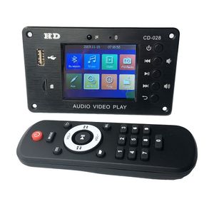MP3 MP4 Players Decoder Board Bluetooth 50 Stereo Audio Receiver HD Video Player FLAC WAV APE Decoding FM Radio USB TF For Car Amplifier 230505