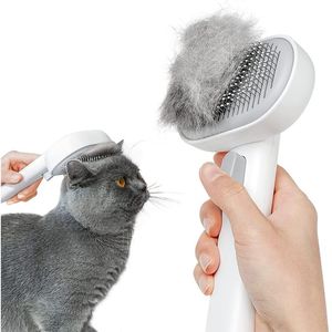 Grooming Pet Hair Remover Comb Cat Dog Hair Grooming Brush Tarove Short eller Long Haired Dog Hair Brush for Puppy Kitten Cat Accessories