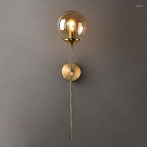 Wall Lamp Nordic El Clubhouse Industrial Lights Model House Project Retro Lamps Simple Post Modern Bedroom Bedside