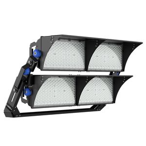 Luzes de estádio LED 1000W LEDs ao ar livre 85-265V Luzes de inundação ao ar livre 6500K IP65 Arena LED à prova d'água Luzes Crestech168