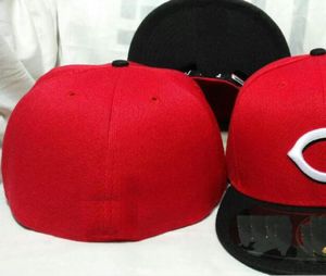 Herr baseball full stängd kepsar sommar sann passform hip hop trucker hatt pappa gorras hombreball ben män kvinnor 32 lag avslappnad sport platt monterade hattar c cincinnati mix färger a1