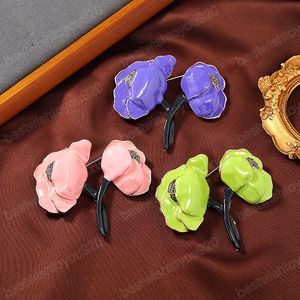 Fashion Simple Flowers Brooches Pins For Women Girls Brooch Coat Clothing Accessories Wedding Party Ornaments Gifts