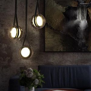 Pendant Lamps Simple Bedroom Bed Lamp Nordic Yo-yo Restaurant Bar Small Chandelier Creative Art Living Room LED Light