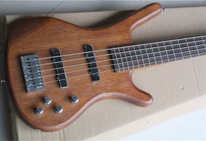 5 strängar Electric Bass Guitar med Rosewood Fingerboard, Chrome Hardware