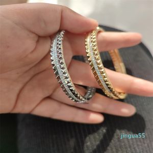 gold women's bangles Female bracelets wheel designer mens jewelry silver Fashion Diamond Party Christmas Wedding