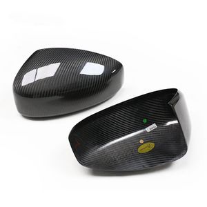 Car Carbon Fiber Rearview Side Mirror Cover Caps for Infiniti G35 2004-2006 Glossy Mirrors Shell