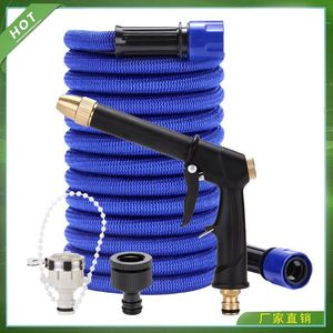 Watering Equipments 2023 Household Garden Magic Water Pipe High Pressure Car Washing Gun Sets Tube Hose