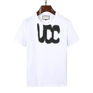 Maglietta da uomo Estate Casual Nero Bianco Tee Motivo geometrico Stile Top Streetwear Sciolto Sport di alta qualità Hip-hop Maturo Trendy T-shirt M-3XL