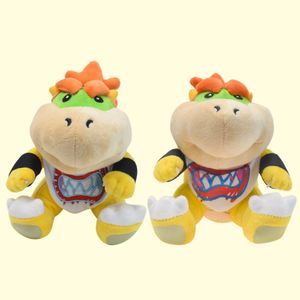 Commercio all'ingrosso Mary Series Bowser Jr. Figurina di peluche 2 Koopa BB Fire Dragon Kid gioco per bambini Playmate