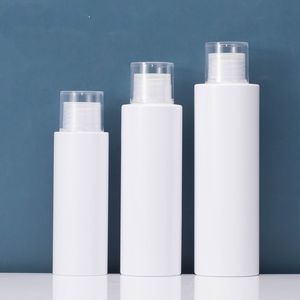 2023 Novo PET 100ml 150ml 200ml Branco de trufas brancas Bottle Packaging Cosmetic Plástico Substituta 100pcs