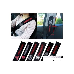 Safety Belts Accessories Soft Faux Sheepskin Seat Belt Shoder Pad For A More Comfortable Driving Adts Youth Kids Car Truck Suv Air Dhpni