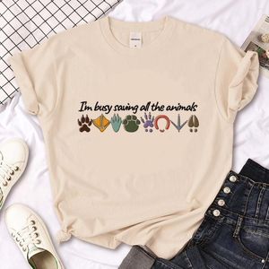 Men's T Shirts Horse Top Women Manga Funny Tee Girl Y2k 2000s Anime Clothing