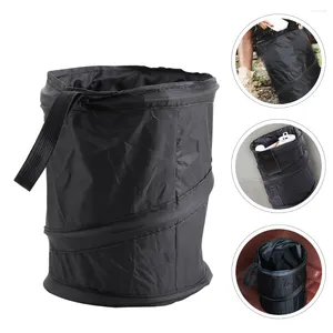 Interior Accessories Car Storage Organizer Water Proof Bag Garbage Can Waste Hanging Trash Leak- Cleaner Outdoor Vehicle Bin Foldable Box