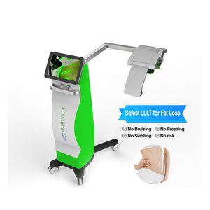 532NM Luce Verde Bellezza Corpo Dimagrante Brucia Grasso Cellulite Rimozione Terapia Efficace Macchina Laser Lipo 10D Diodo Laser Freddo LuxMaster Apparecchiatura di Bellezza Sottile